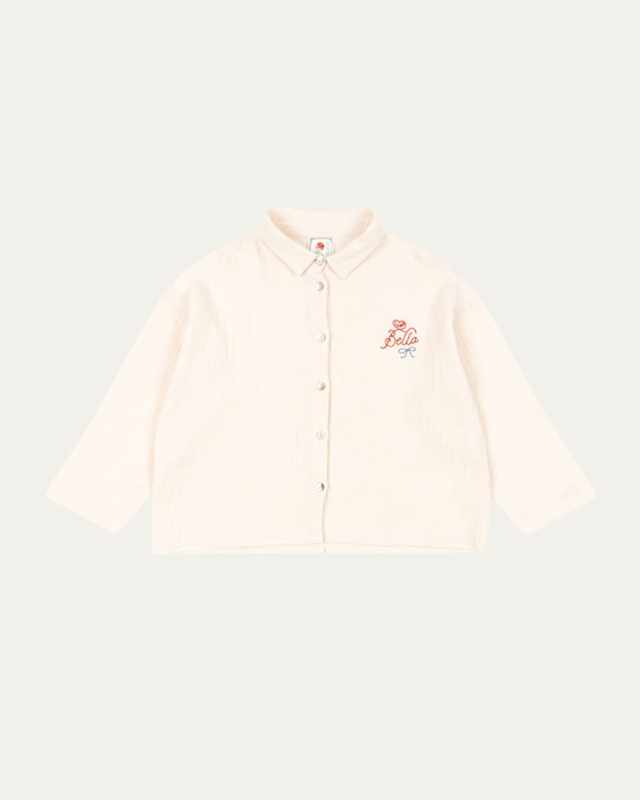 Rosie H-W x Girl's Bella Button-Front Shirt, Size 12M